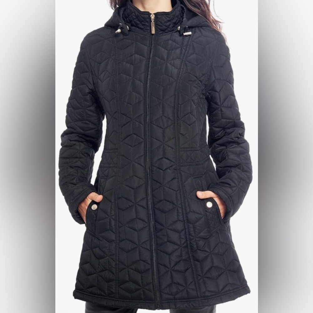S P Y M Women's Diamond Quilted Black Jacket Lightweight Size 2XL New with Tags
